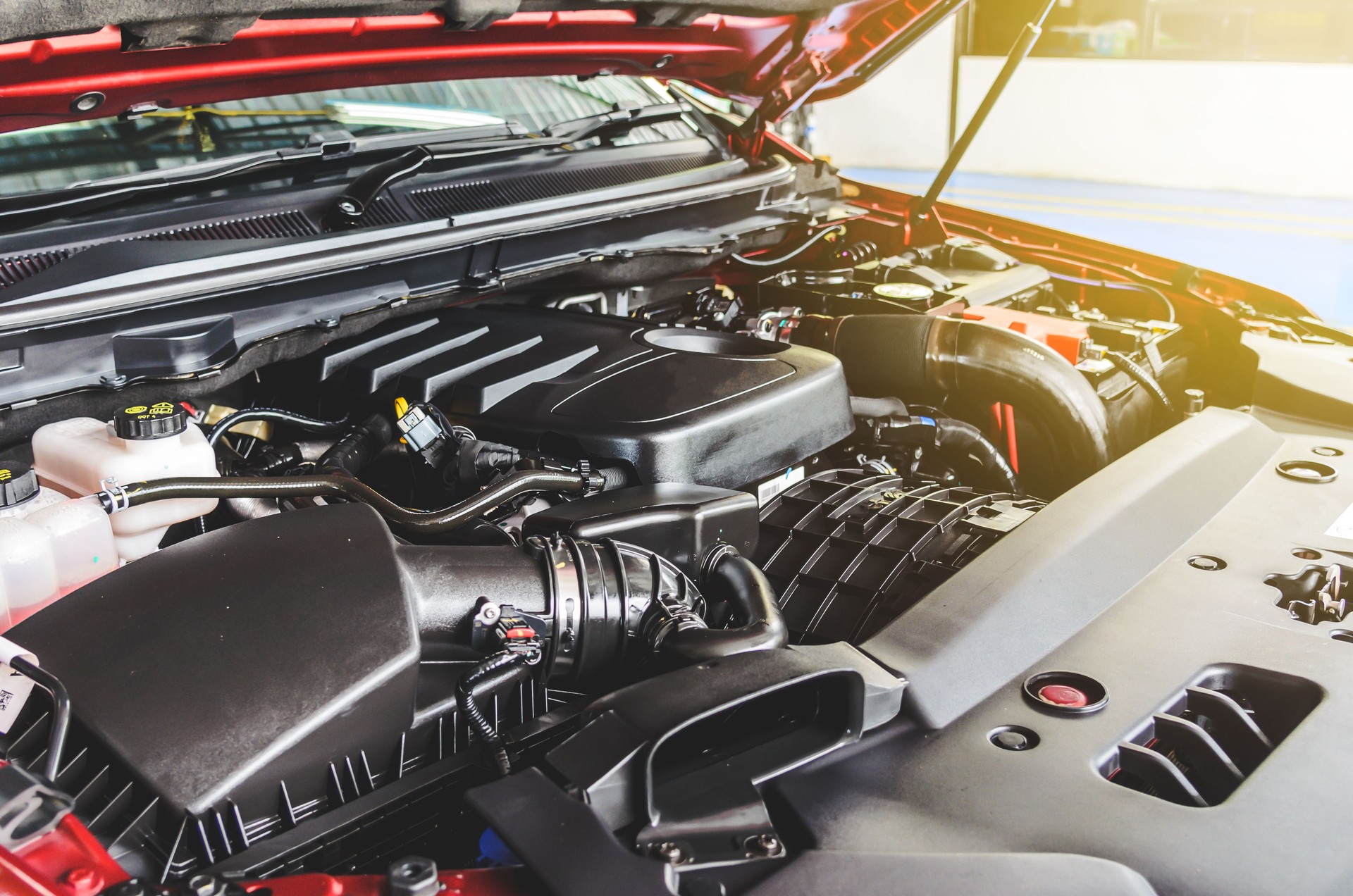 car engine detail